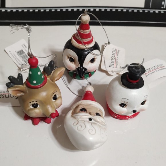 Johanna Parker - Set of 4 Christmas Holiday Ornaments - Picture 3 of 11